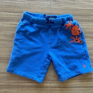 Joules Kids Blue Shorts with Orange Frog